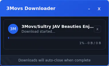 3Movs Downloader fullscreen screenshot