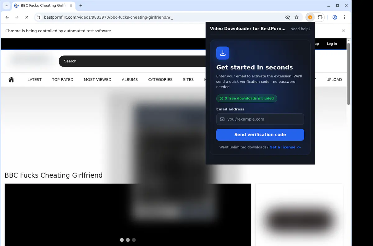 BestPornFlix Downloader fullscreen screenshot