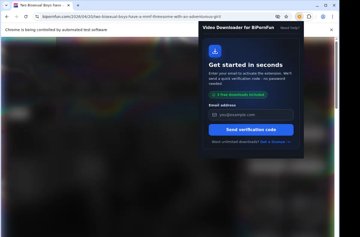 BiPornFun Downloader fullscreen screenshot
