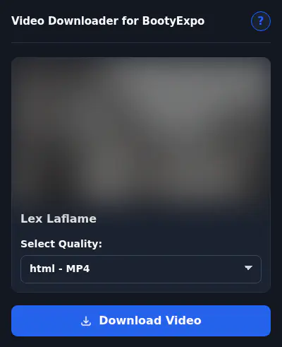 BootyExpo Downloader fullscreen screenshot