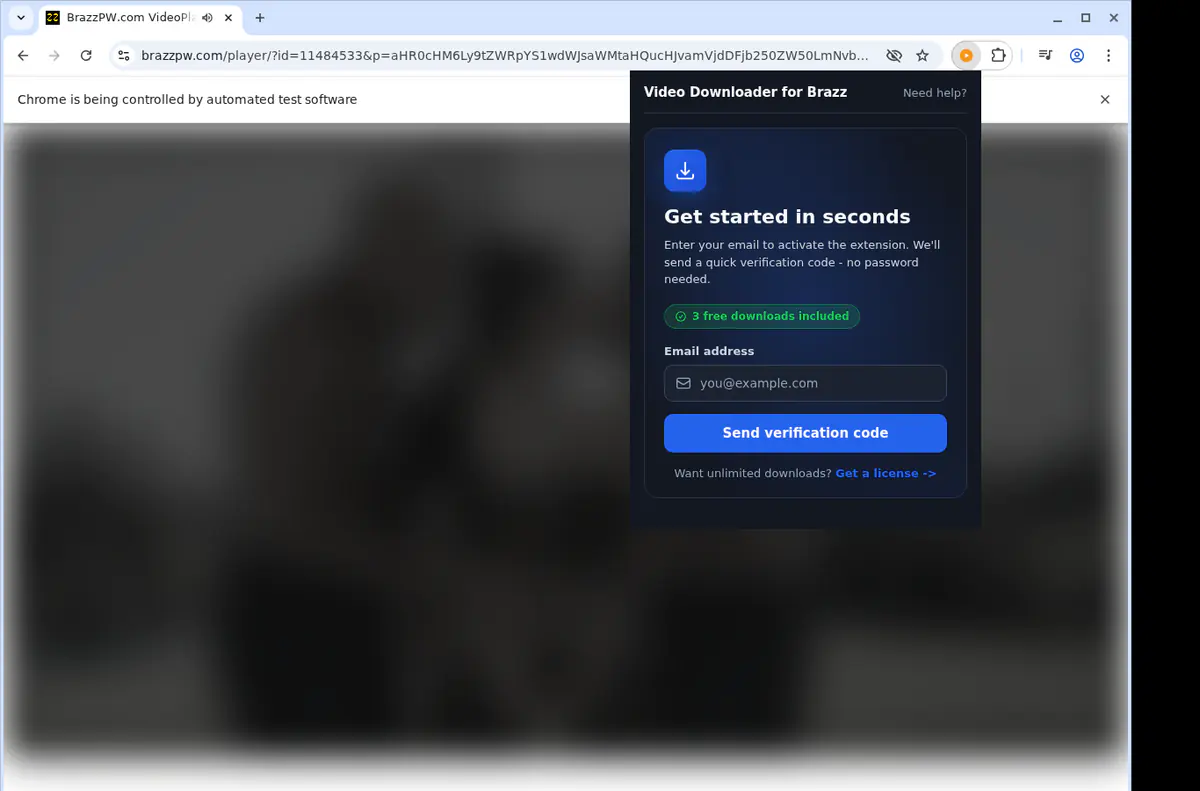 Brazz Downloader fullscreen screenshot