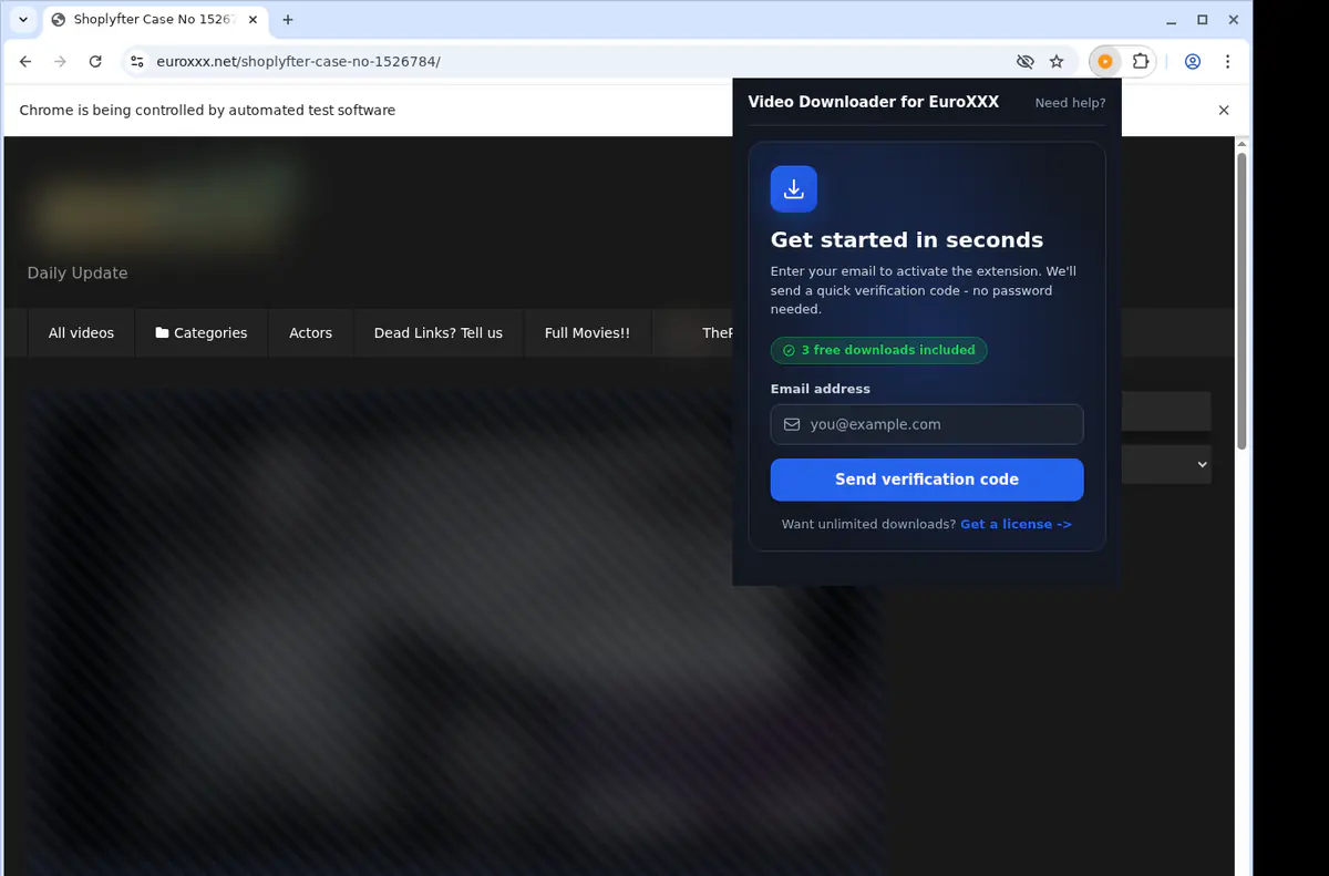 EuroXXX Downloader fullscreen screenshot