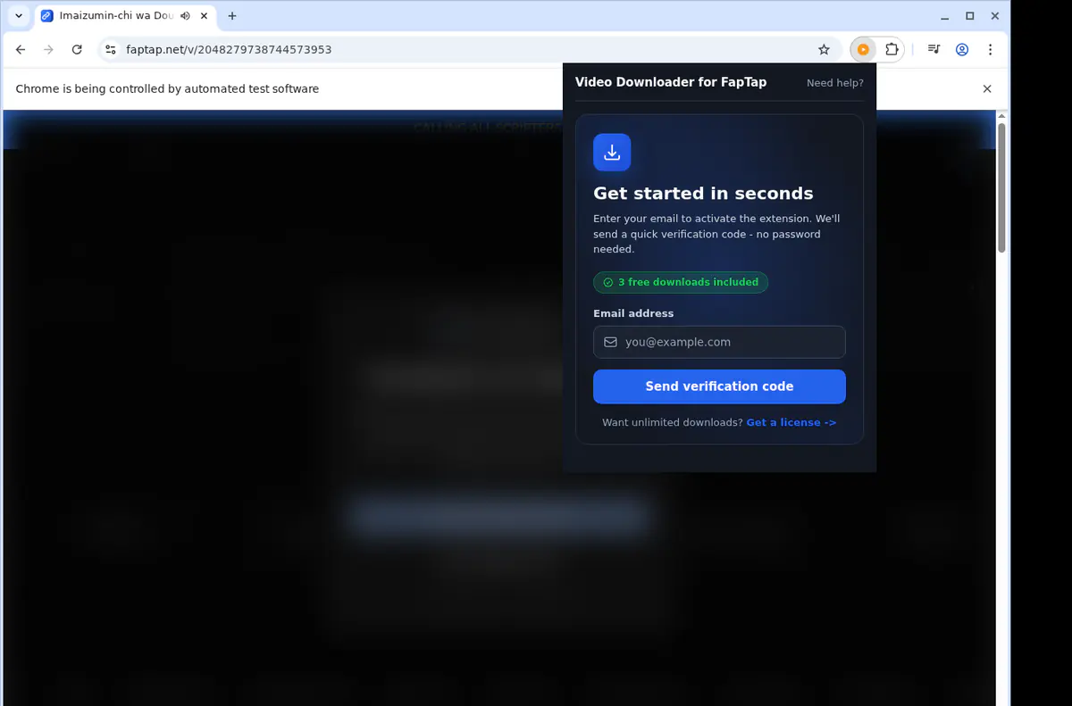 FapTap Downloader fullscreen screenshot