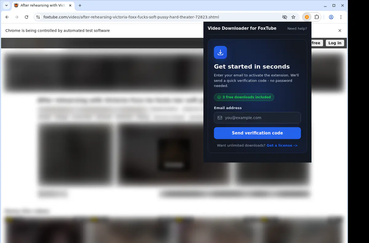 FoxTube Downloader fullscreen screenshot