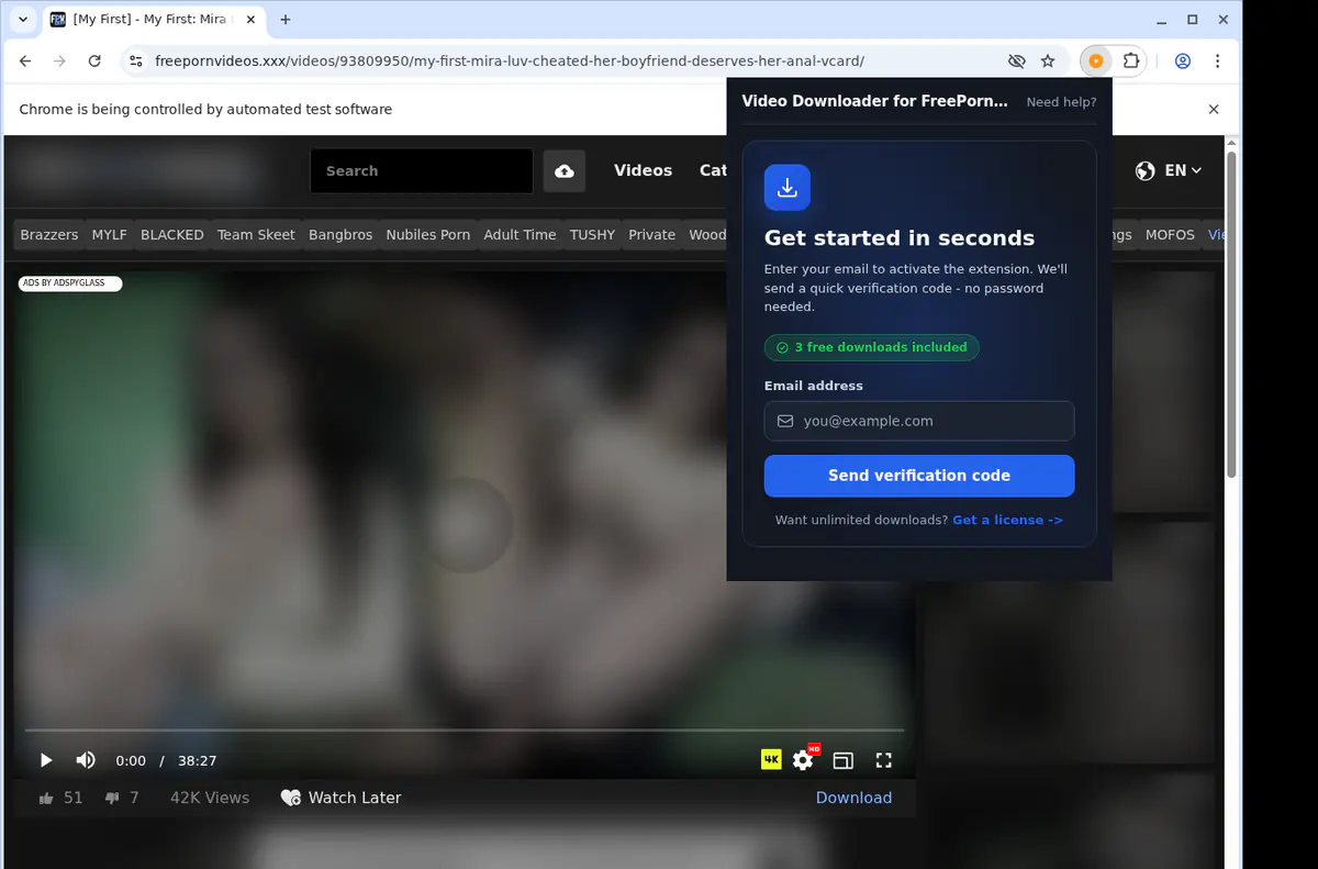 FreePornVideos.xxx Downloader fullscreen screenshot