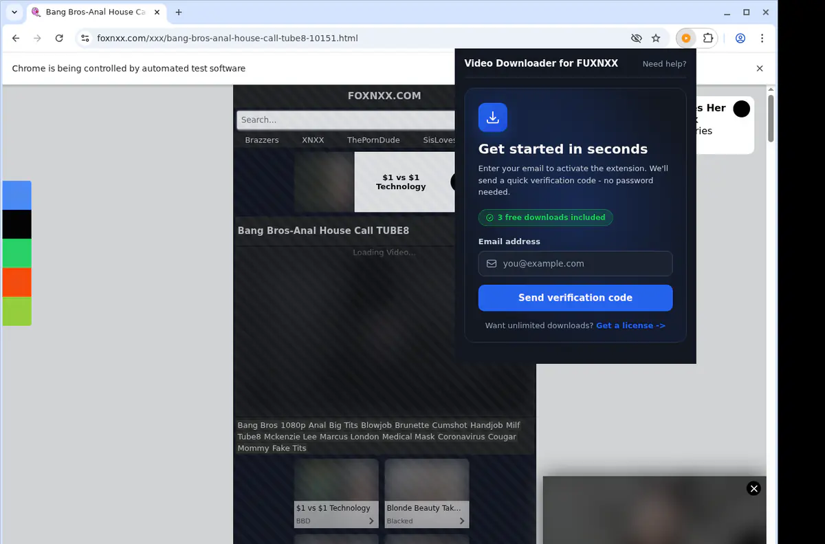 FUXNXX Downloader fullscreen screenshot