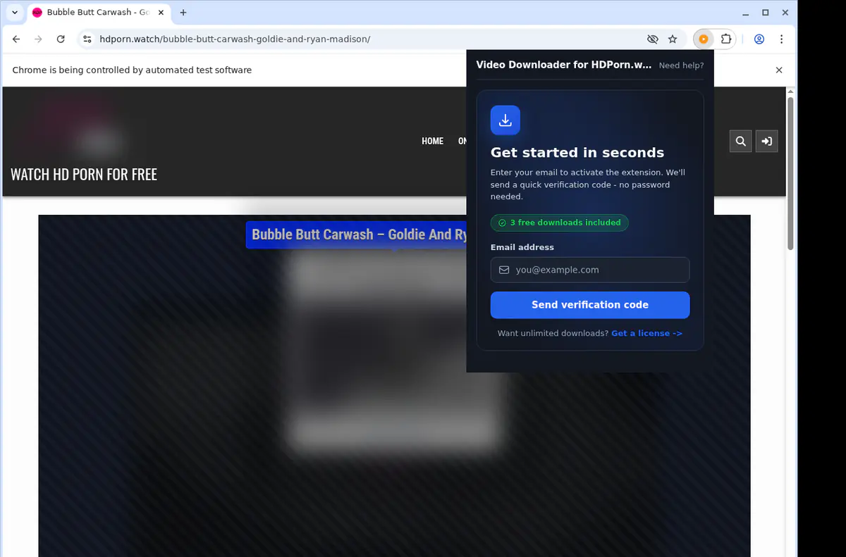 HDPorn.watch Downloader fullscreen screenshot