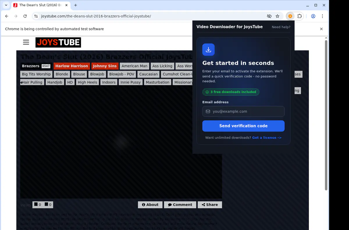 JoysTube Downloader fullscreen screenshot