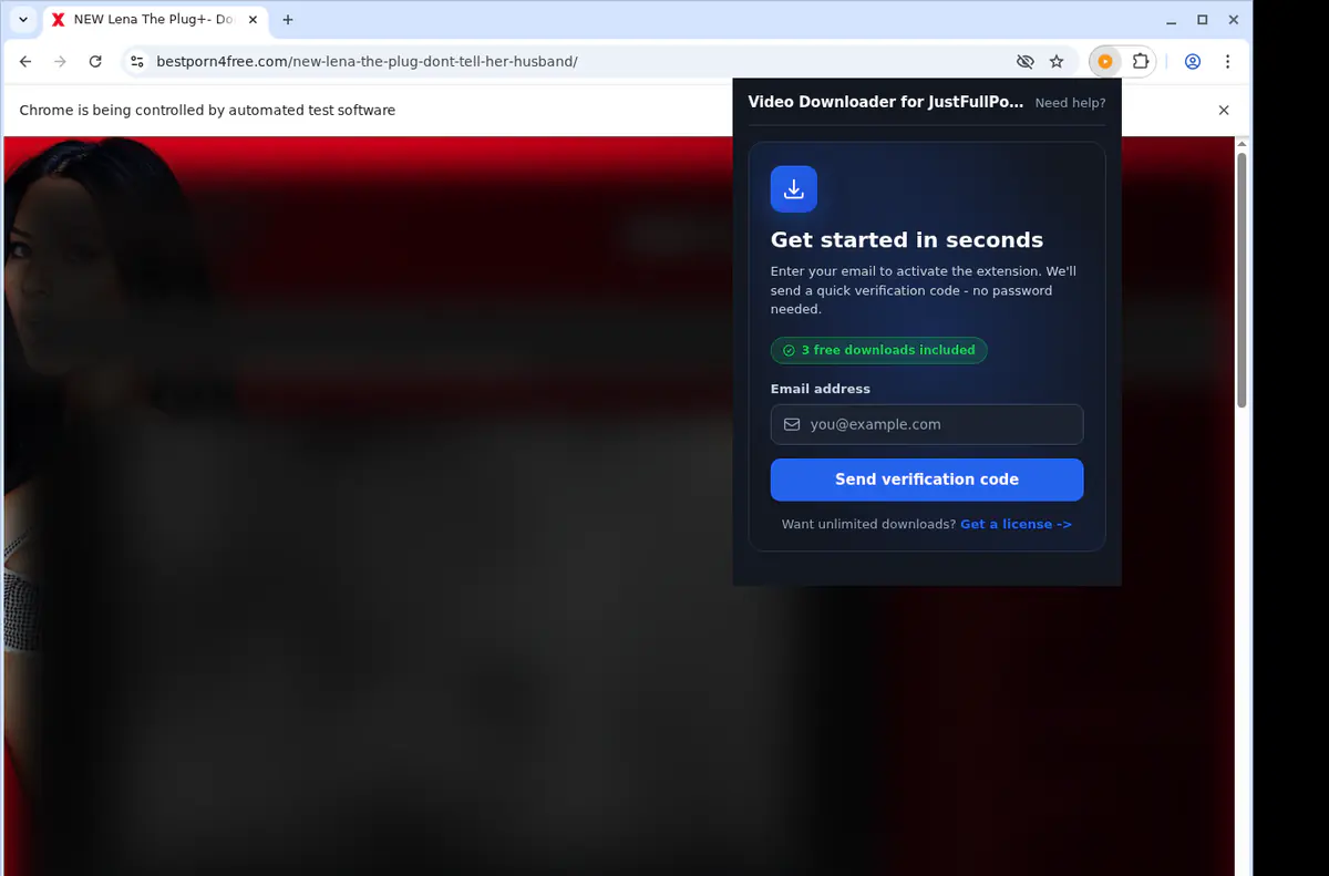 JustFullPorn Downloader fullscreen screenshot