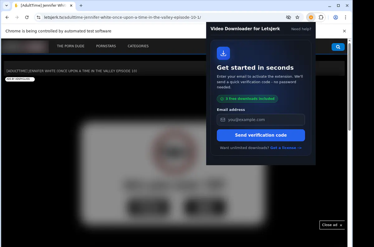 LetsJerk Downloader fullscreen screenshot