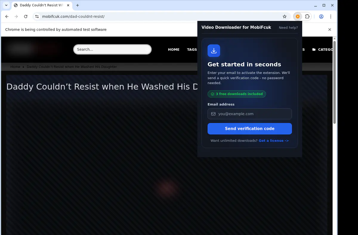 MobiFcuk Downloader fullscreen screenshot