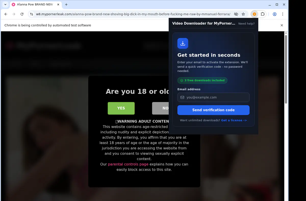 MyPornerLeak Downloader fullscreen screenshot