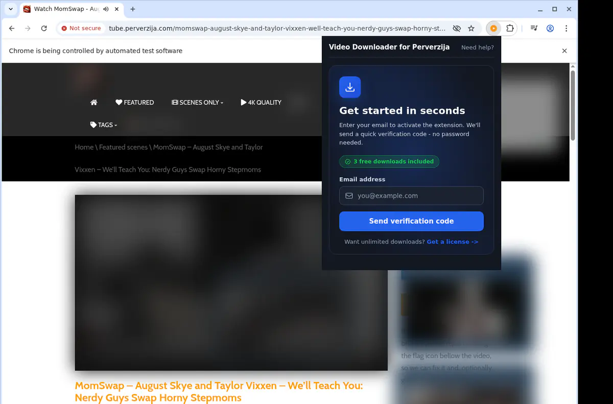 Perverzija Downloader fullscreen screenshot