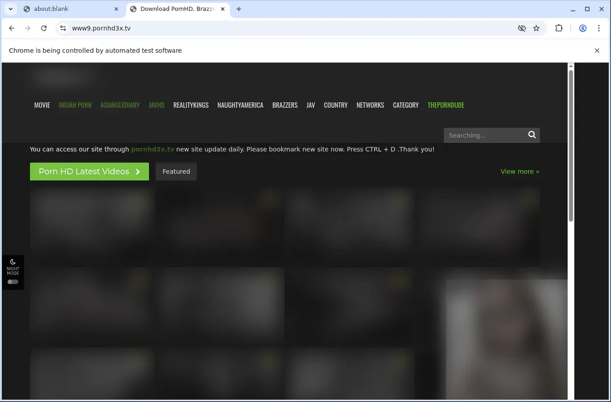PornHD3x Downloader fullscreen screenshot