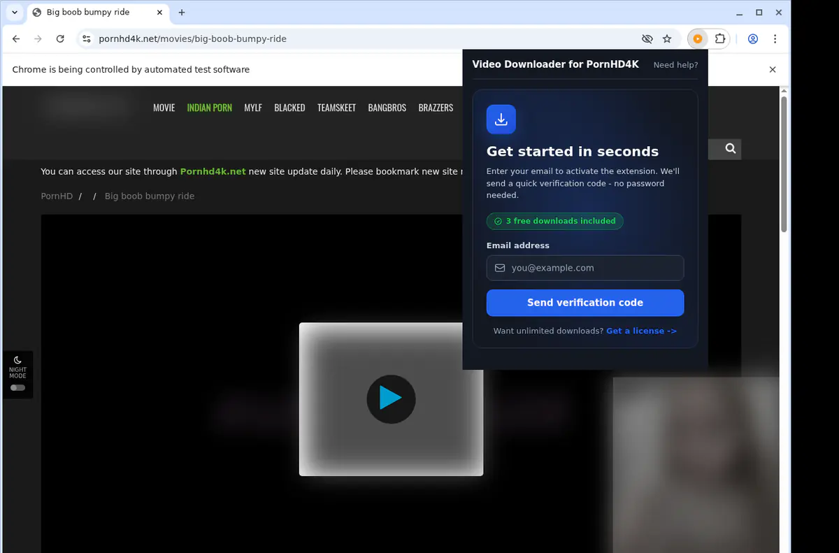 PornHD4K Downloader fullscreen screenshot