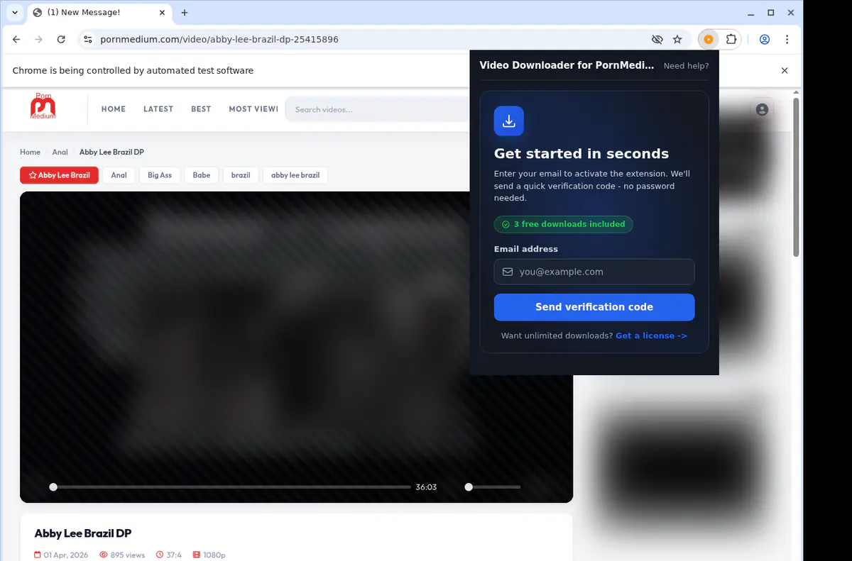 PornMedium Downloader fullscreen screenshot