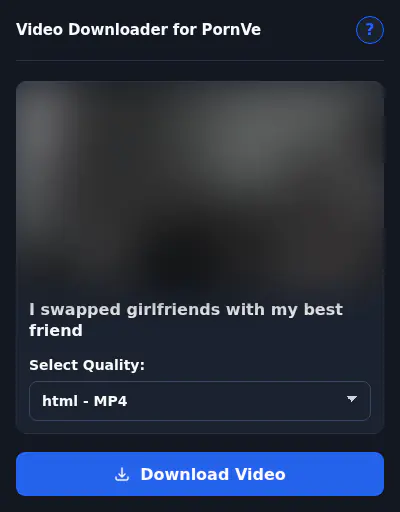 PornVe Downloader fullscreen screenshot