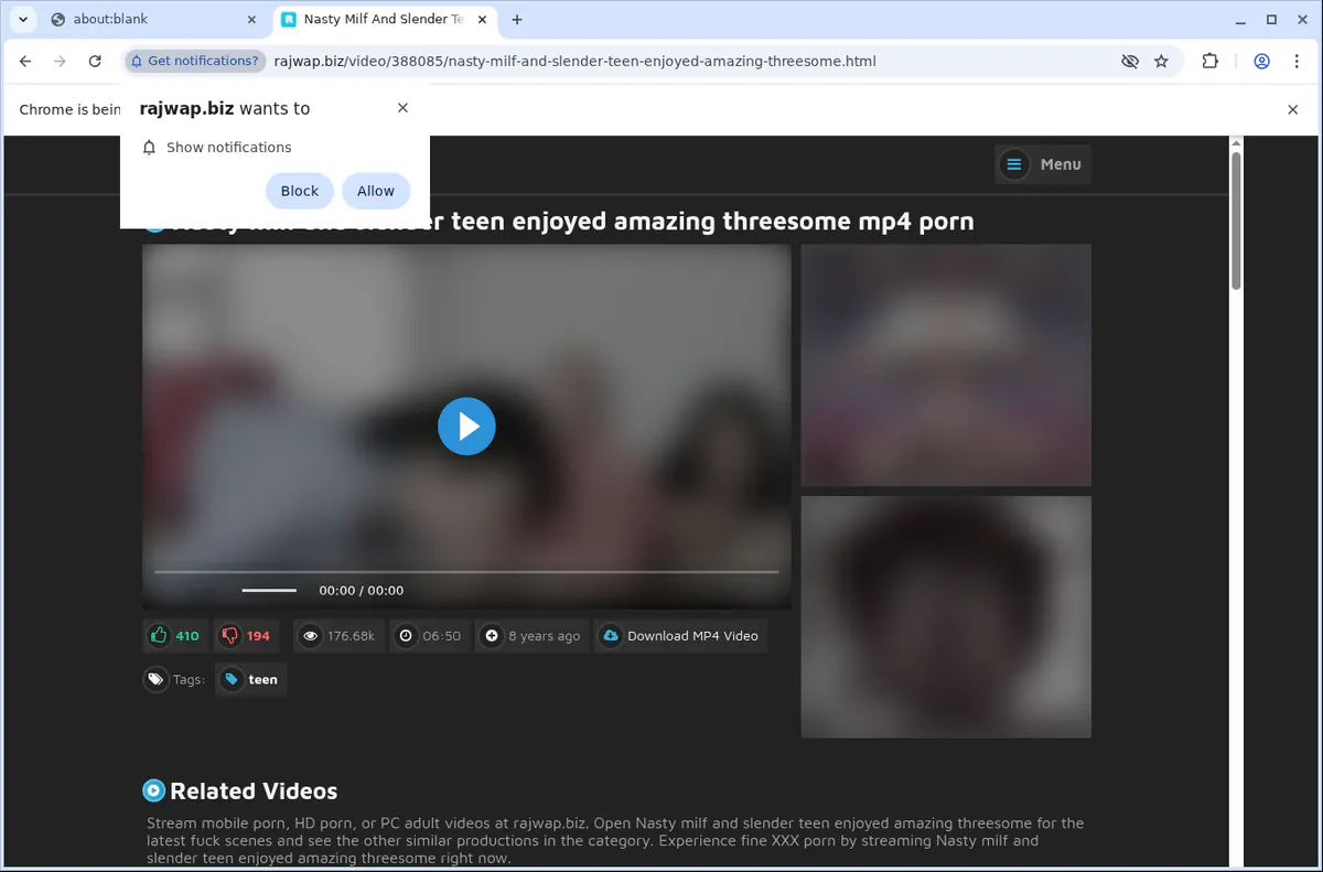 RajWap Downloader fullscreen screenshot