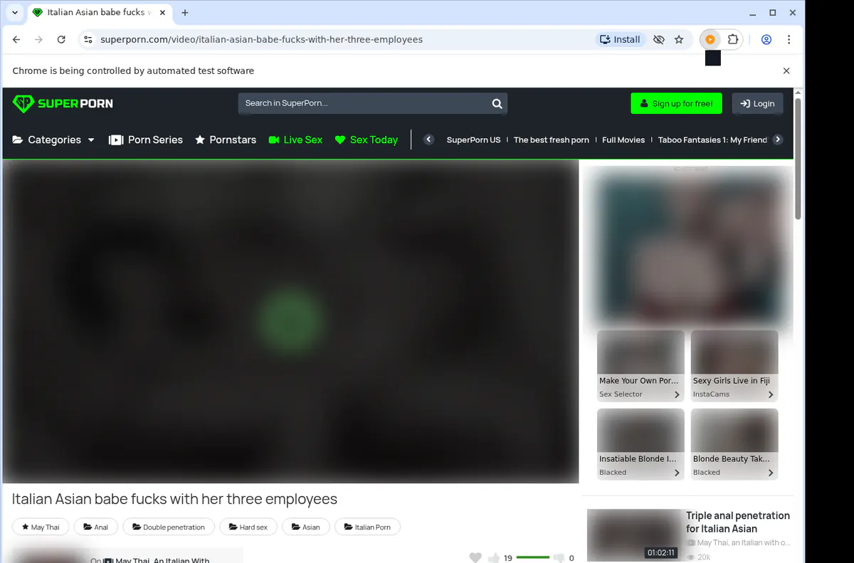 SuperPorn Downloader fullscreen screenshot