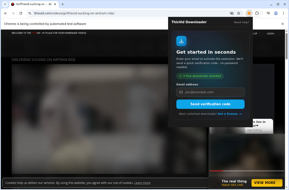 ThisVid Video Downloader fullscreen screenshot