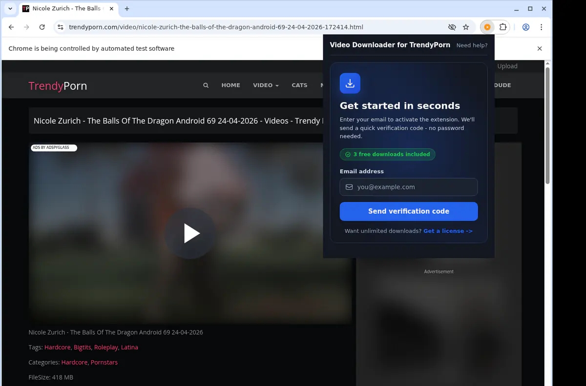 TrendyPorn Downloader fullscreen screenshot