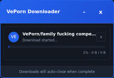 VePorn Downloader fullscreen screenshot