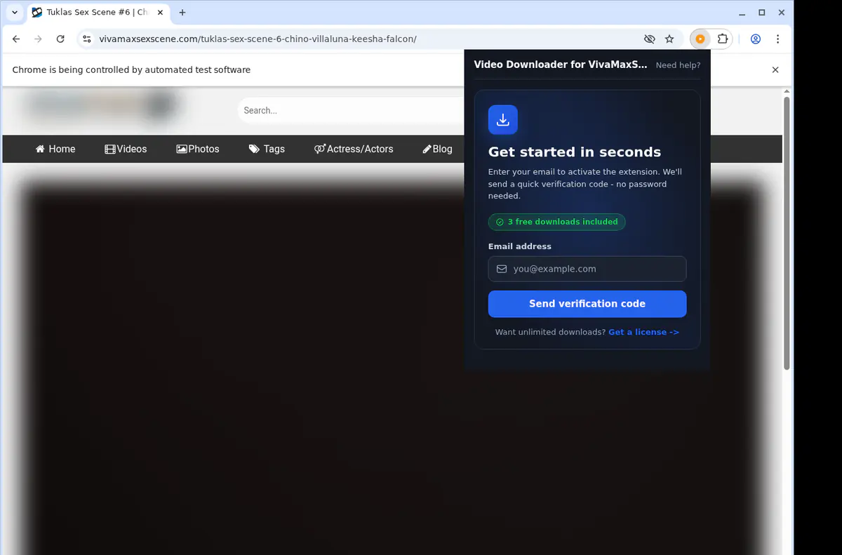 VivaMaxSexScene Downloader fullscreen screenshot