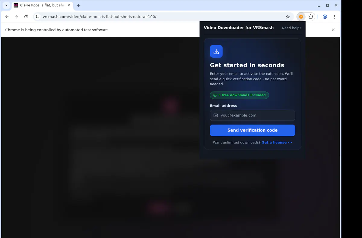 VRSmash Downloader fullscreen screenshot