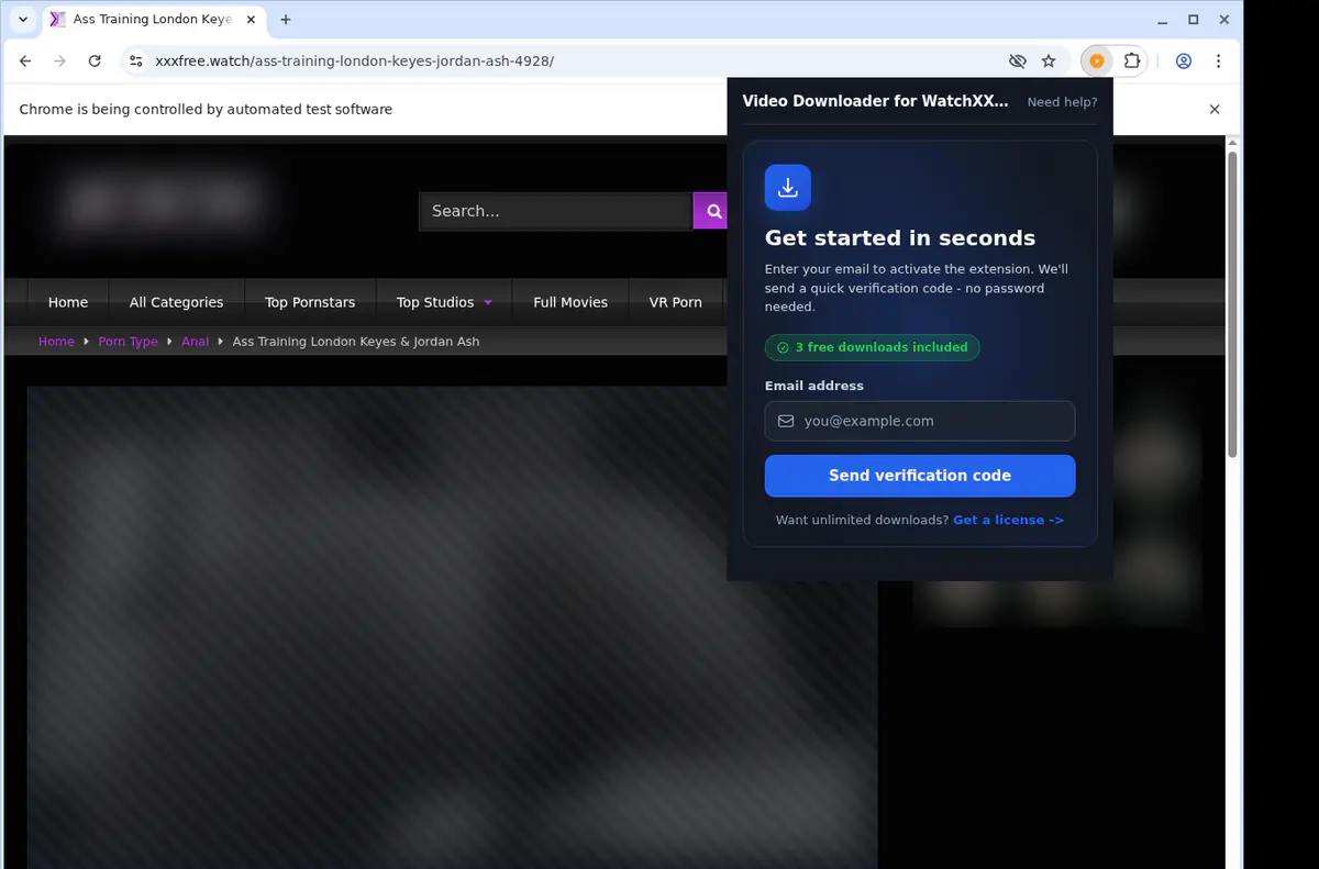 WatchXXXFree Downloader fullscreen screenshot