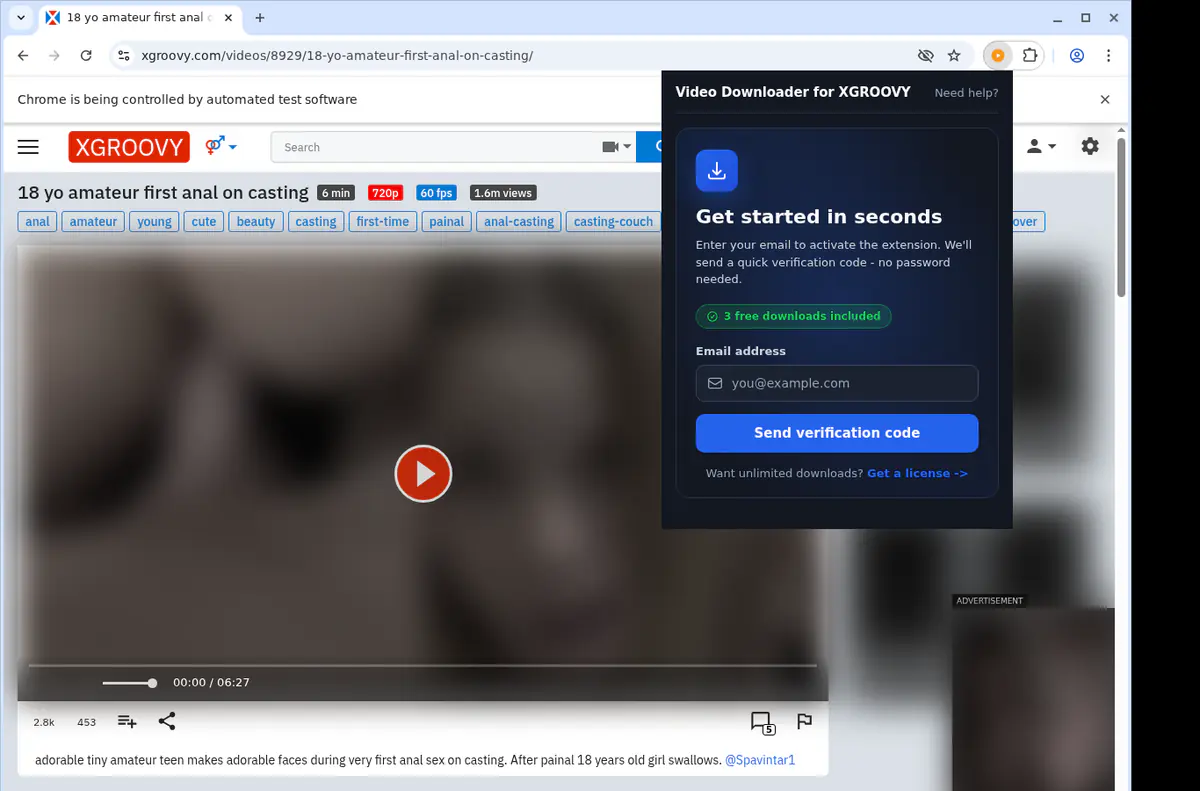 XGROOVY Downloader fullscreen screenshot