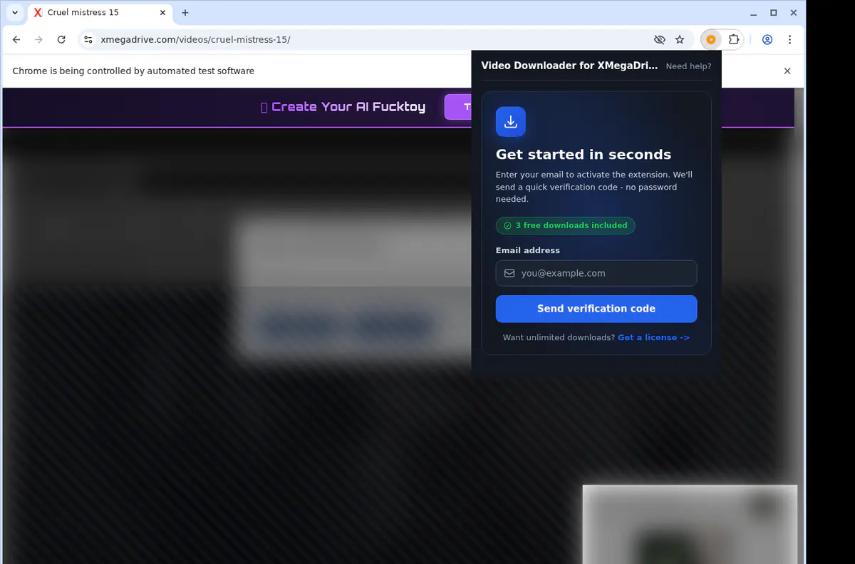 XMegaDrive Downloader fullscreen screenshot