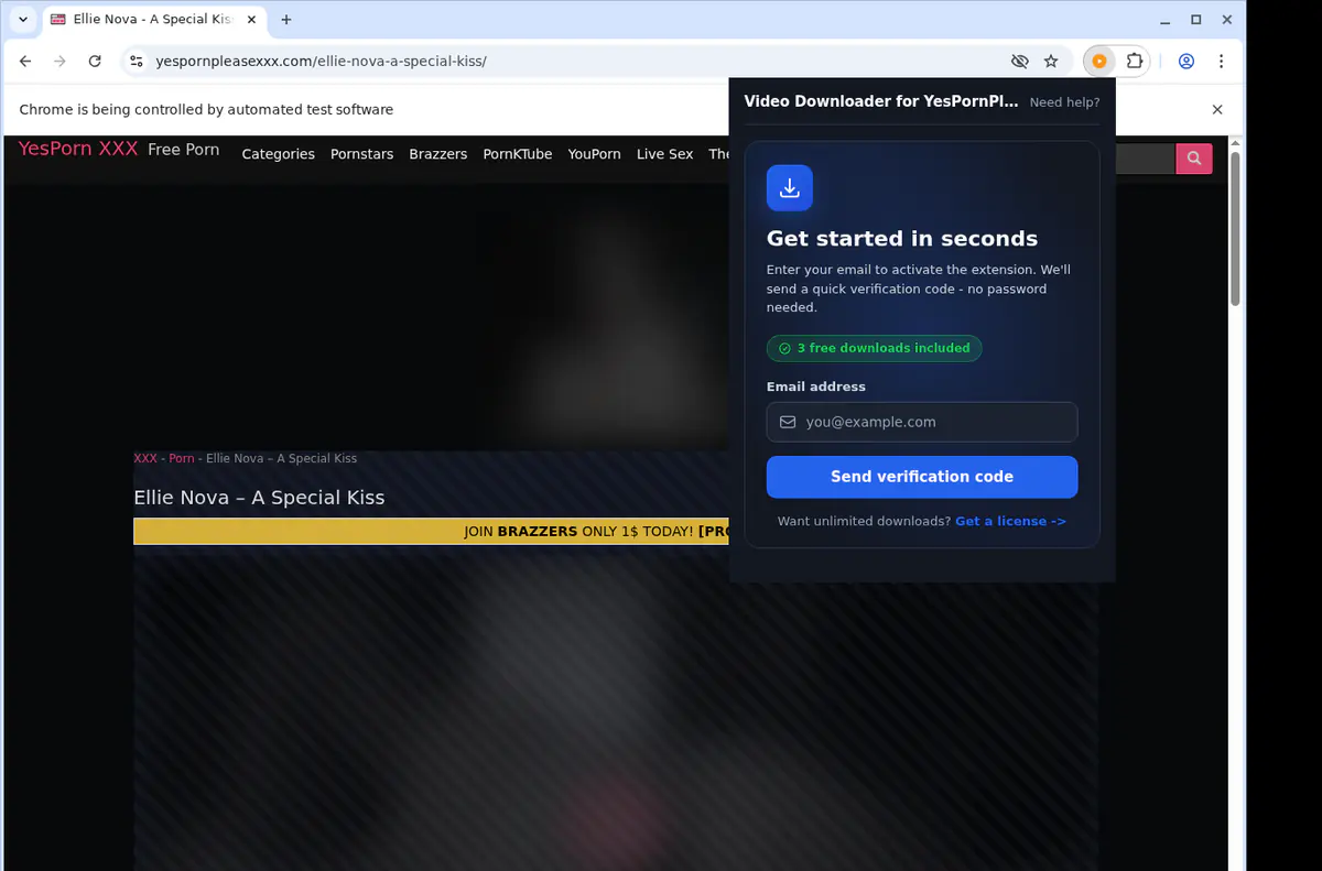 YesPornPleaseXXX Downloader fullscreen screenshot